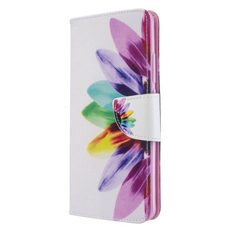 Funda de flor de acuarela para el Xiaomi Mi Note 10