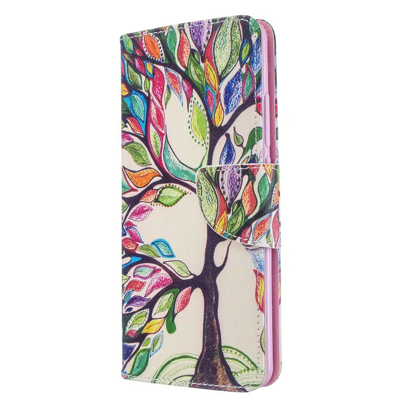 Funda de árbol de colores para el Xiaomi Mi Note 10