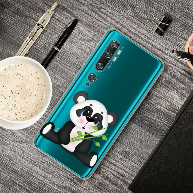 Xiaomi Mi Note 10 Funda Transparente Panda Triste