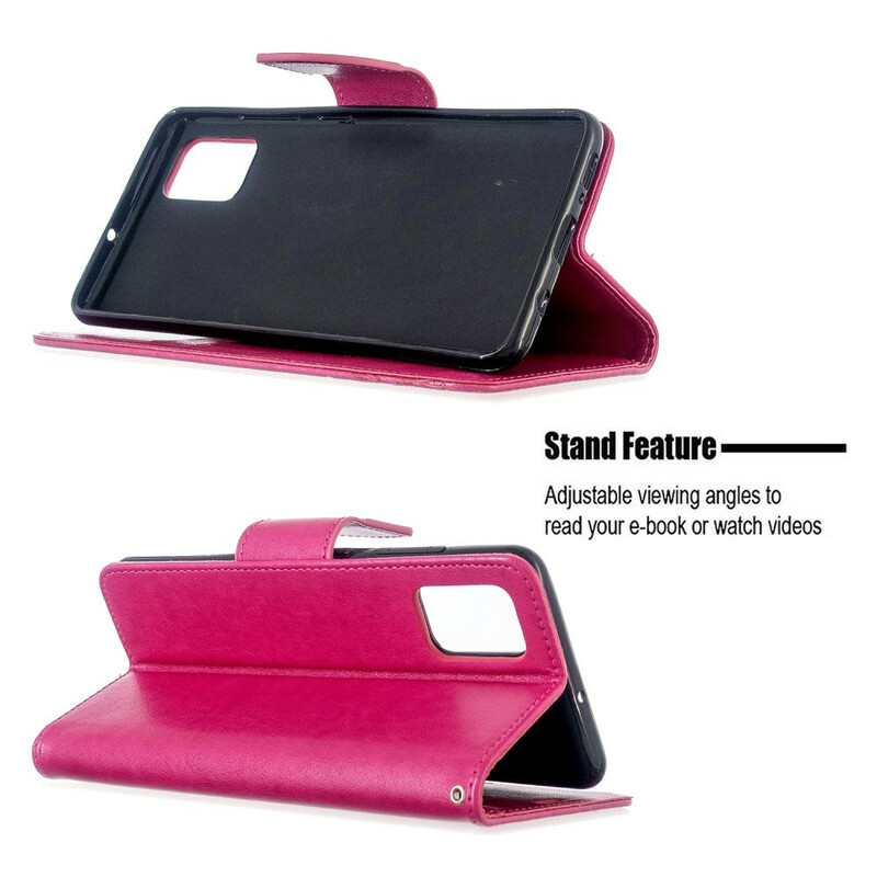 Funda Samsung Galaxy A51 Mariposas en vuelo con colgante