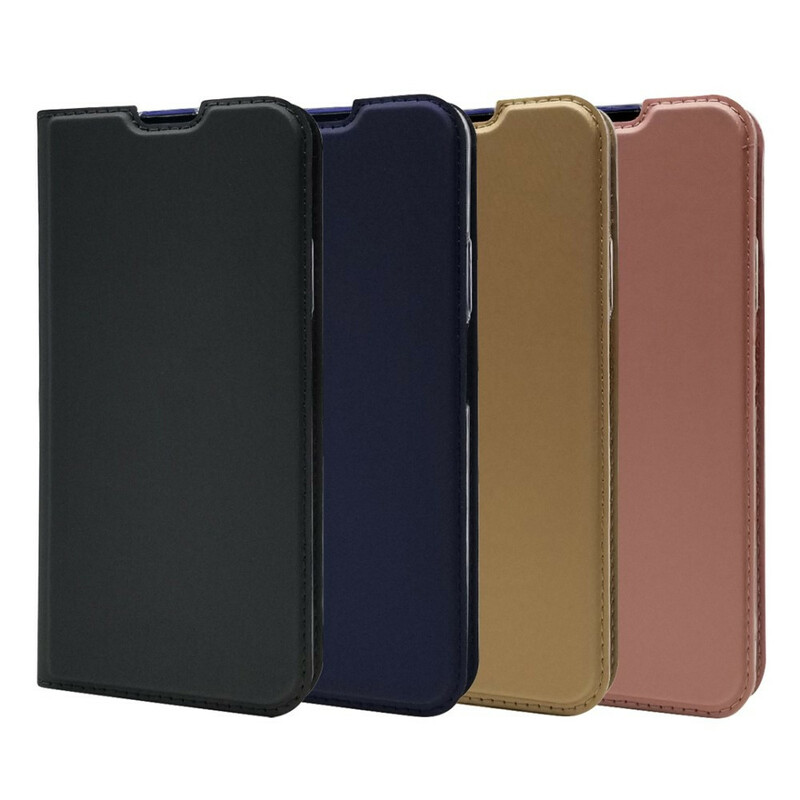 Flip Cover Honor 20 / Huawei Nova 5T Cuero Estilo Cierre Integrado