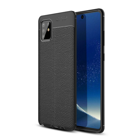 Funda de cuero Samsung Galaxy Note 10 Lite de doble línea