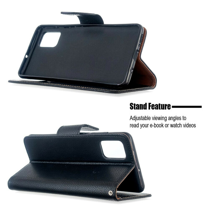 Funda Samsung Galaxy A51 solapa oblicua lichi