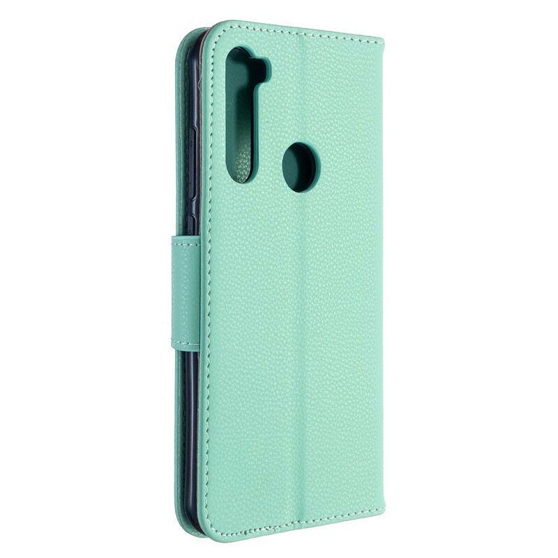 Funda Xiaomi Redmi Note 8T con solapa oblicua de Litchi