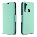 Funda Xiaomi Redmi Note 8T con solapa oblicua de Litchi