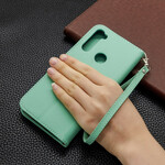 Funda Xiaomi Redmi Note 8T con solapa oblicua de Litchi