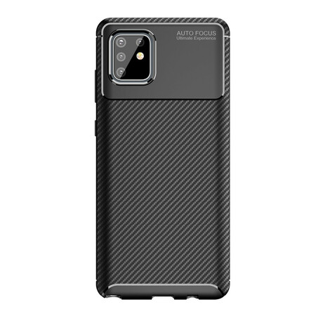 Funda Samsung Galaxy Note 10 Lite Textura Flexible de Fibra de Carbono