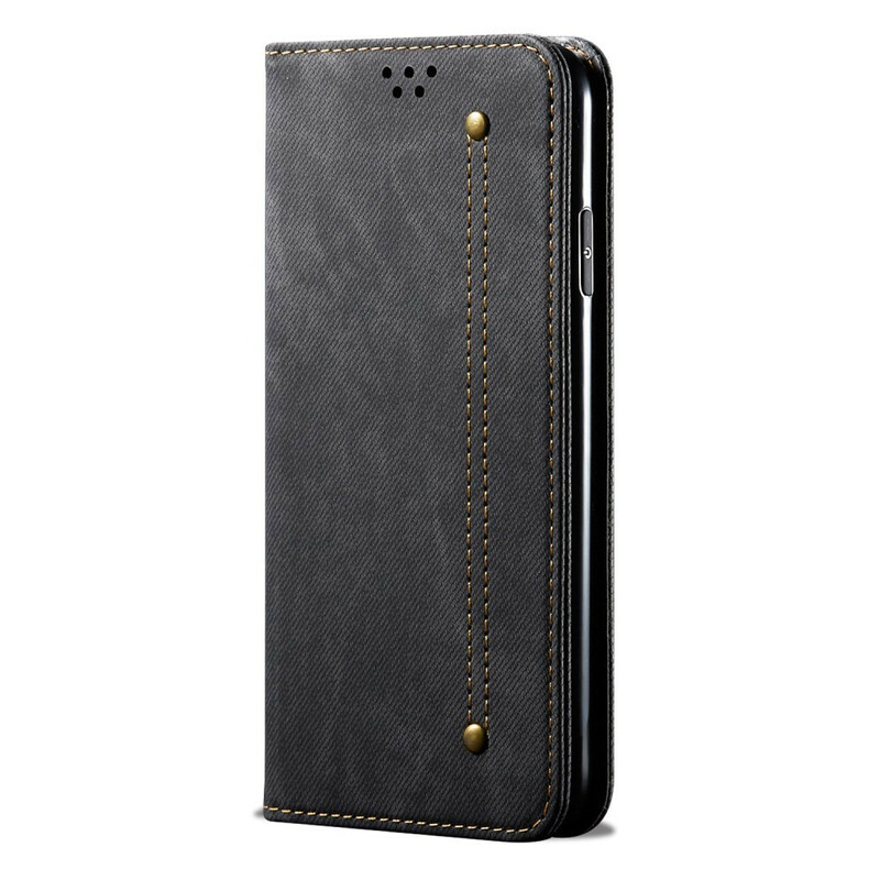 Flip Cover Xiaomi Mi Note 10 Tela Jeans