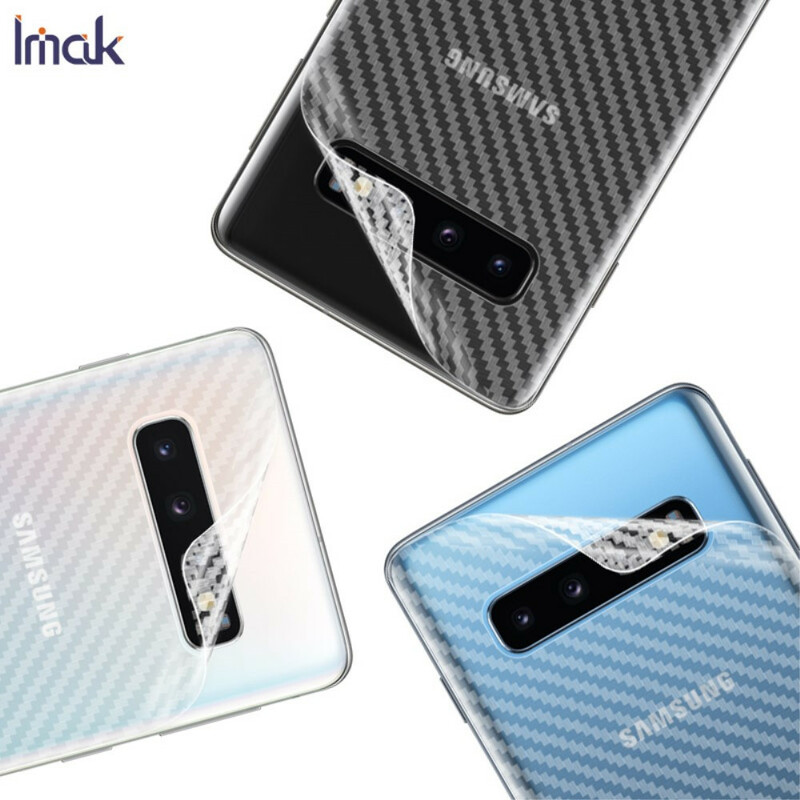 Película protectora trasera para Samsung Galaxy S10 Carbon Style IMAK