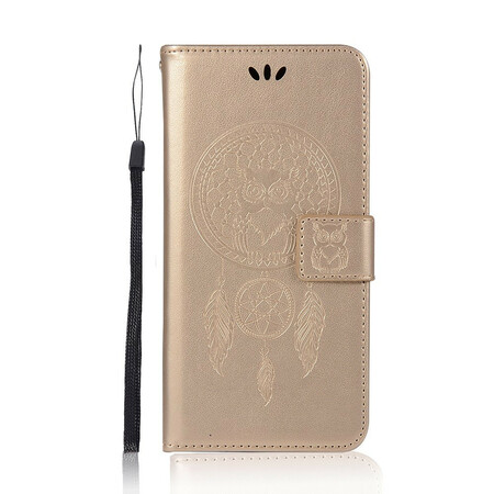 Funda de cuero para Sony Xperia L3 Dreamcatcher Owl