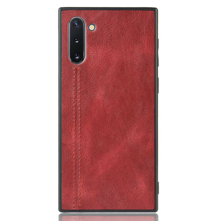 Samsung Galaxy Note 10 Funda de cuero efecto costura