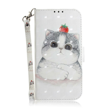 Funda Huawei P Smart 2019 Tomate en el cordón del gato