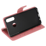 2019 Huawei P Smart Funda Mariposas y flores con colgante 2019 Huawei P Smart Funda Mariposas y flores con colgante