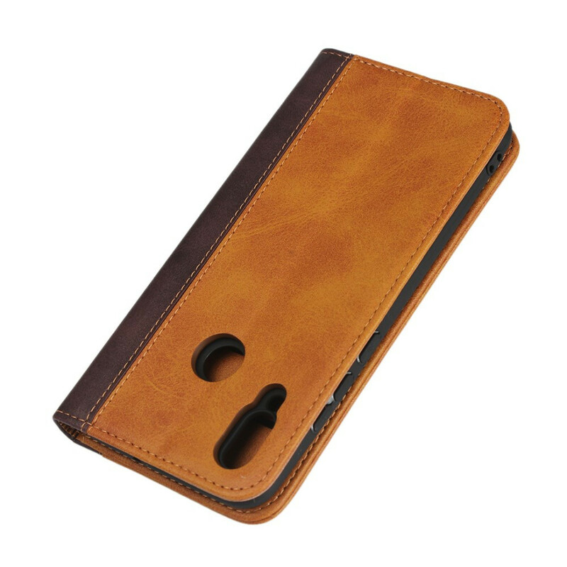 Funda abatible Huawei P Smart 2019 efecto piel