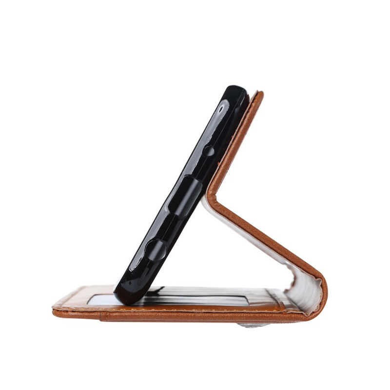 Funda Flip Cover Samsung Galaxy A20e Leatherette Card Funda