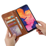 Funda Flip Cover Samsung Galaxy A20e Leatherette Card Funda