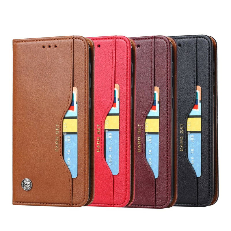 Funda Flip Cover Samsung Galaxy A20e Leatherette Card Funda