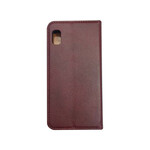 Funda Flip Cover Samsung Galaxy A20e Leatherette Card Funda