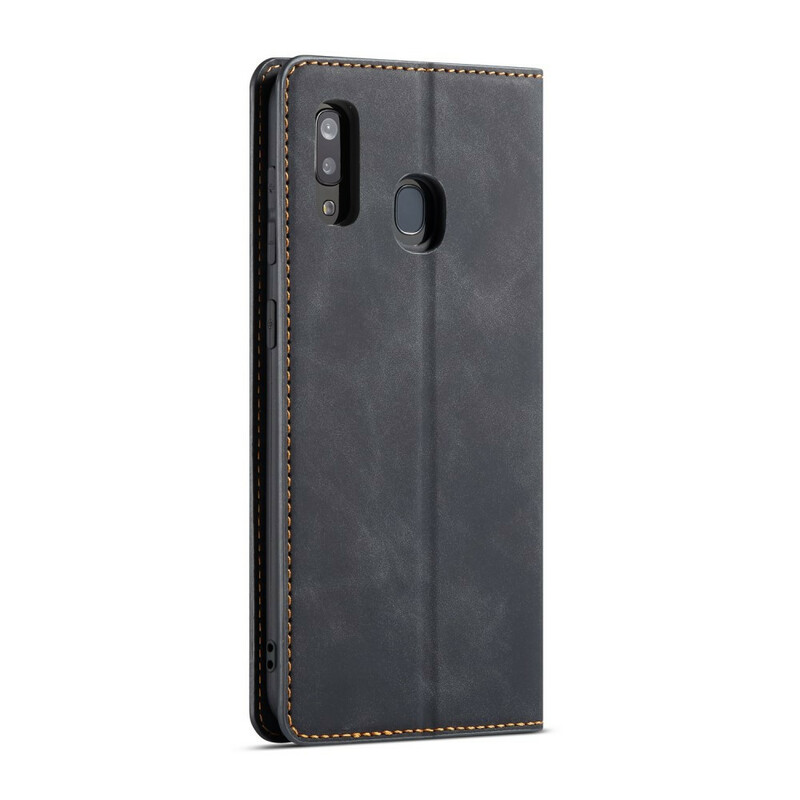 Funda abatible Samsung Galaxy A20e Efecto Cuero FORWENW