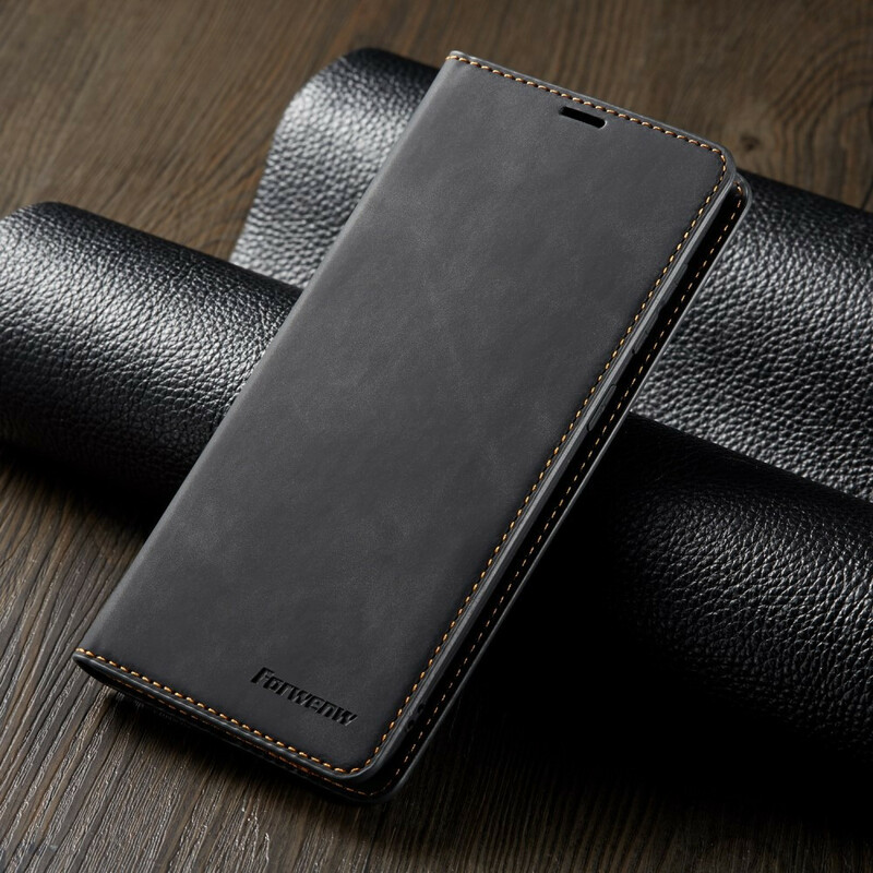 Funda abatible Samsung Galaxy A20e Efecto Cuero FORWENW