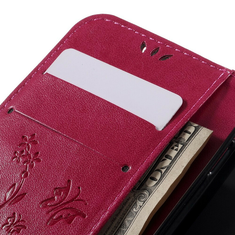 Samsug Galaxy A3 2016 Funda Mariposas y Flores