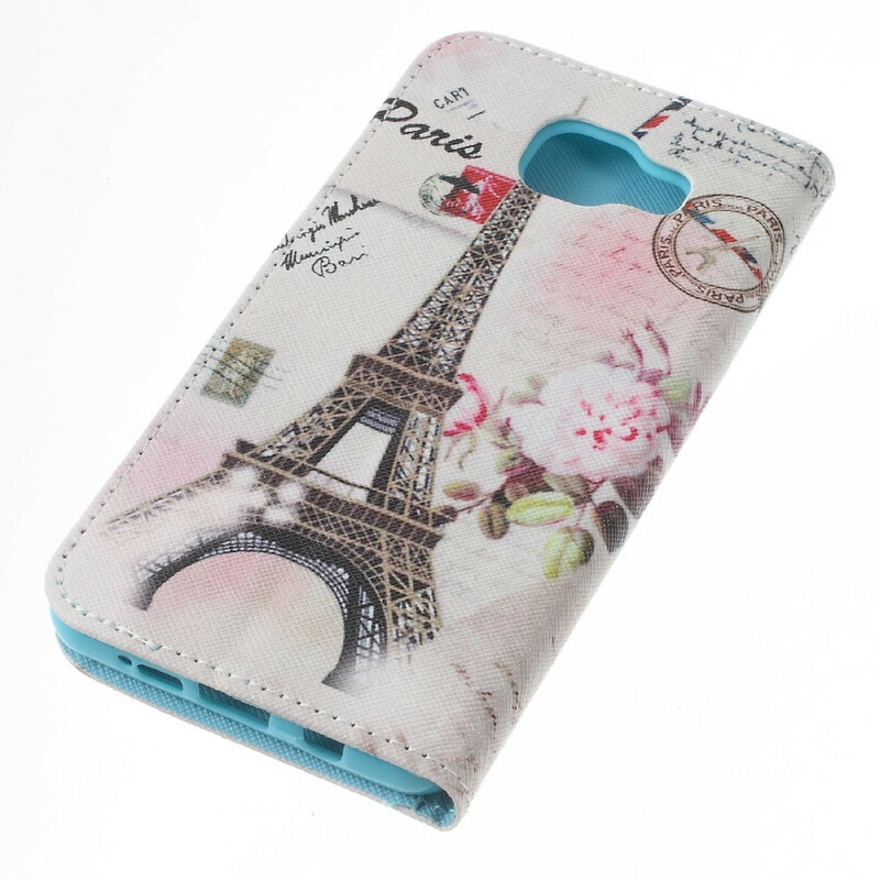 Funda retro del Samsung Galaxy A3 2016 Torre Eiffel