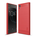 Funda de fibra de carbono cepillada para Sony Xperia XA1 IMAK Funda de fibra de carbono cepillada para Sony Xperia XA1 IMAK