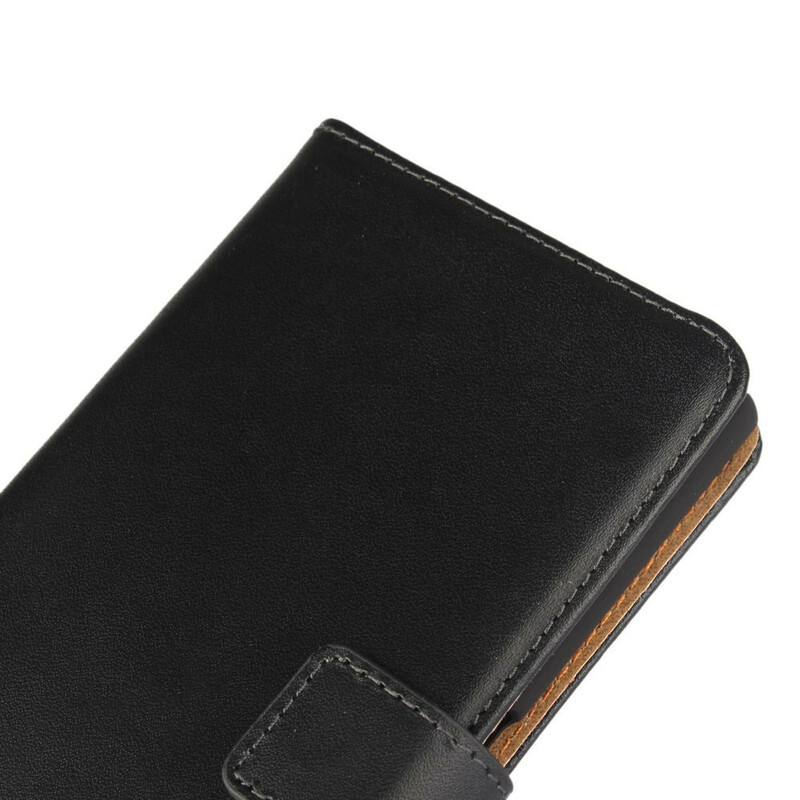 Funda de invitación de cuero genuino para Sony Xperia XZ