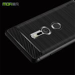 Sony Xperia XZ2 Funda de fibra de carbono cepillada MOFI