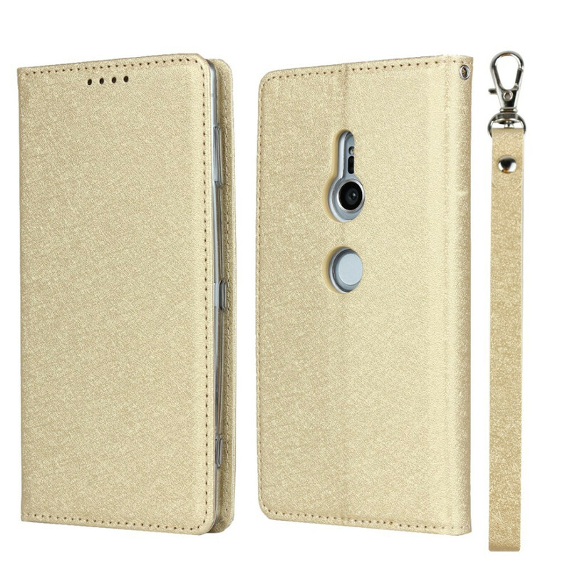 Funda Flip Cover Sony Xperia XZ2 Style de cuero suave con colgante Funda Flip Cover Sony Xperia XZ2 Style de cuero suave con colgante