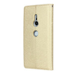 Funda Flip Cover Sony Xperia XZ2 Style de cuero suave con colgante Funda Flip Cover Sony Xperia XZ2 Style de cuero suave con colgante
