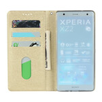 Funda Flip Cover Sony Xperia XZ2 Style de cuero suave con colgante Funda Flip Cover Sony Xperia XZ2 Style de cuero suave con colgante
