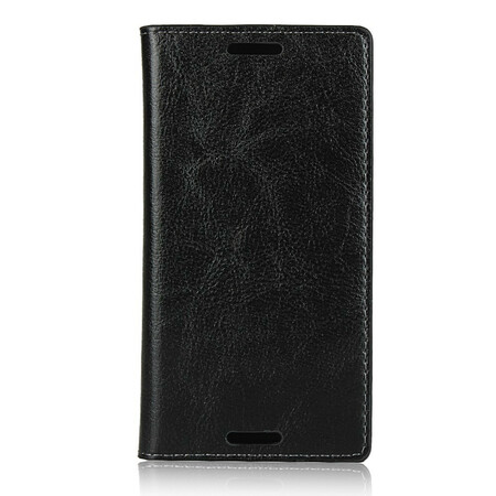 Flip Cover Sony Xperia X Compact de cuero genuino