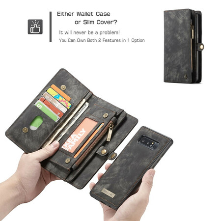 Samsung Galaxy Note 8 Funda de cuero CASEME Vintage