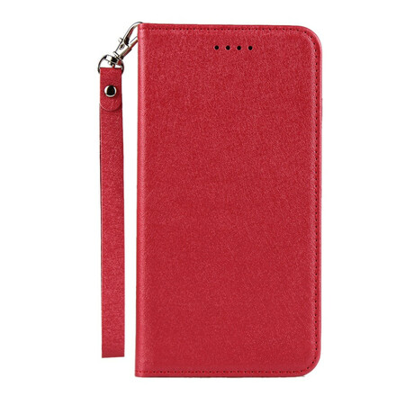 Funda abatible Samsung Galaxy S10e estilo cuero suave con colgante