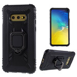 Funda de fibra de carbono y anillo del Samsung Galaxy S10e