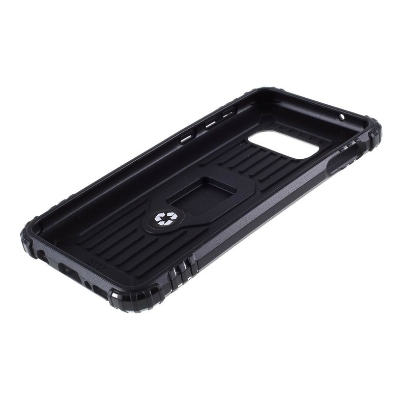 Funda de fibra de carbono y anillo del Samsung Galaxy S10e