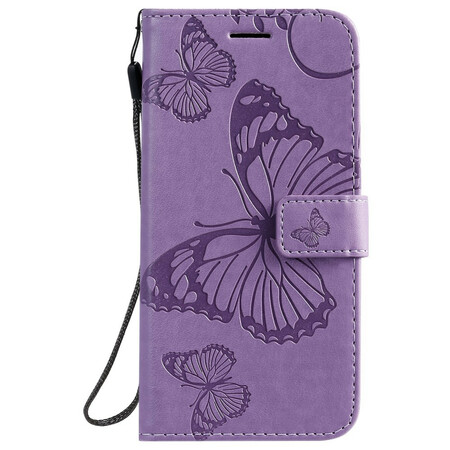 Funda con colgante de mariposas gigantes para Samsung Galaxy S20