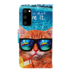 Funda con colgante Samsung Galaxy S20 Cat Live It