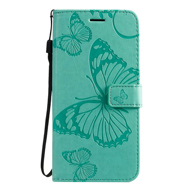 Funda con colgante de mariposas gigantes para Samsung Galaxy S20 Plus