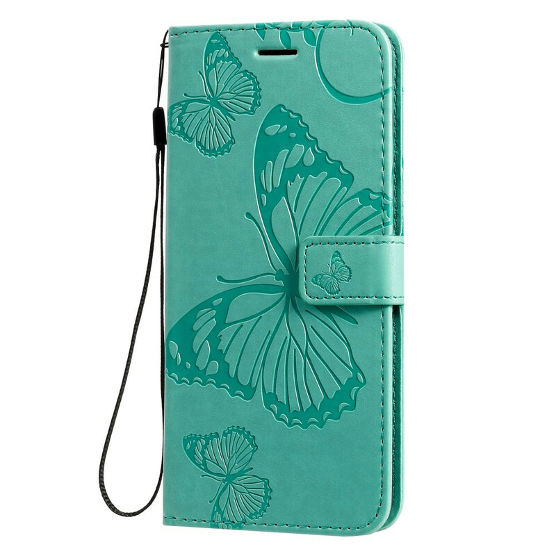 Funda con colgante de mariposas gigantes para Samsung Galaxy S20 Plus