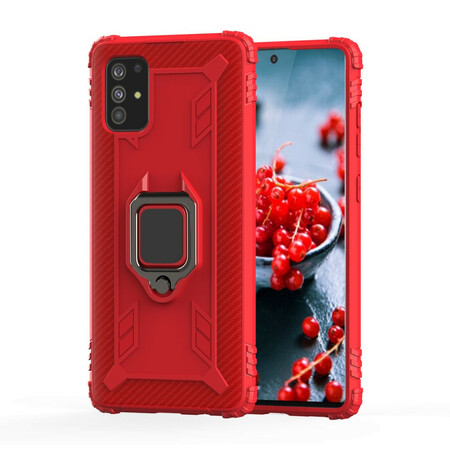 Funda de fibra de carbono y anillo del Samsung Galaxy A71