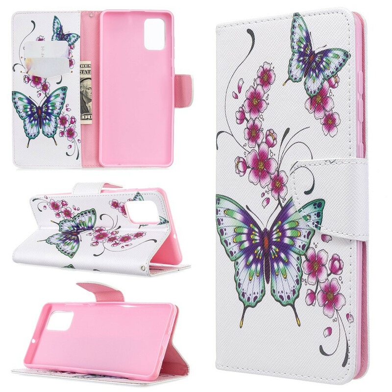Funda Samsung Galaxy A71 Mariposas