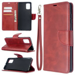 Funda Samsung Galaxy A71 Solapa oblicua lisa