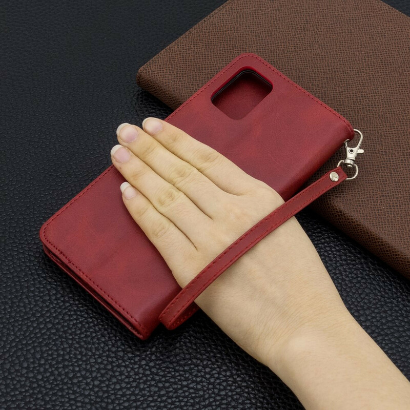 Funda Samsung Galaxy A71 solapa oblicua lisa