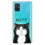 Funda Samsung Galaxy A71 El gato que dice no
