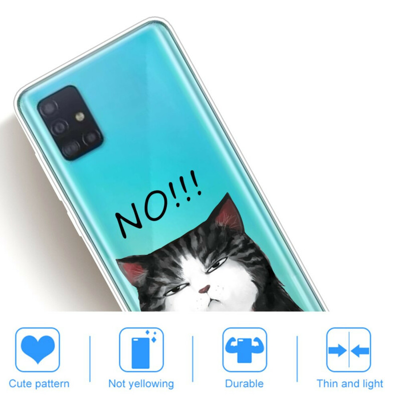 Funda Samsung Galaxy A71 El gato que dice no