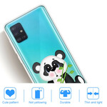 Samsung Galaxy A71 Funda Transparente Panda Triste