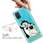 Funda para Samsung Galaxy A71 Funny Dogs
