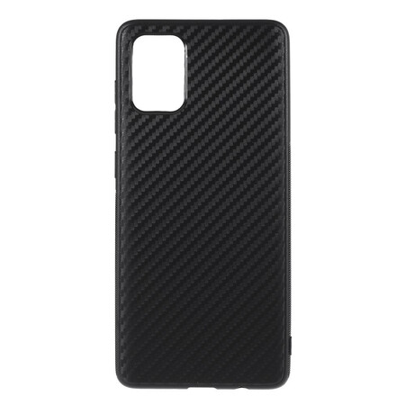 Funda Samsung Galaxy A71 con textura de fibra de carbono
